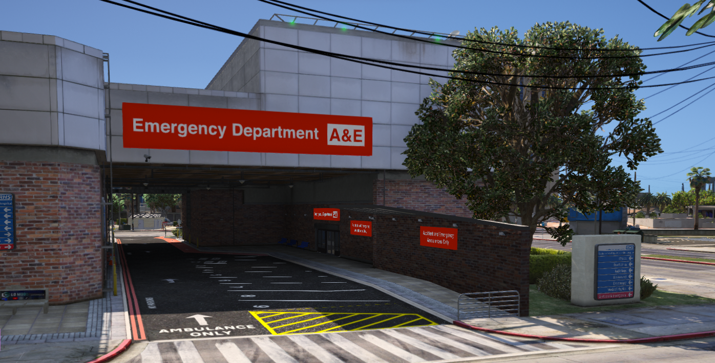 Crusade Road Ambulance emergency department entrance